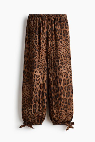 Tie-Detail Balloon-Leg Pants | H&M (US + CA)