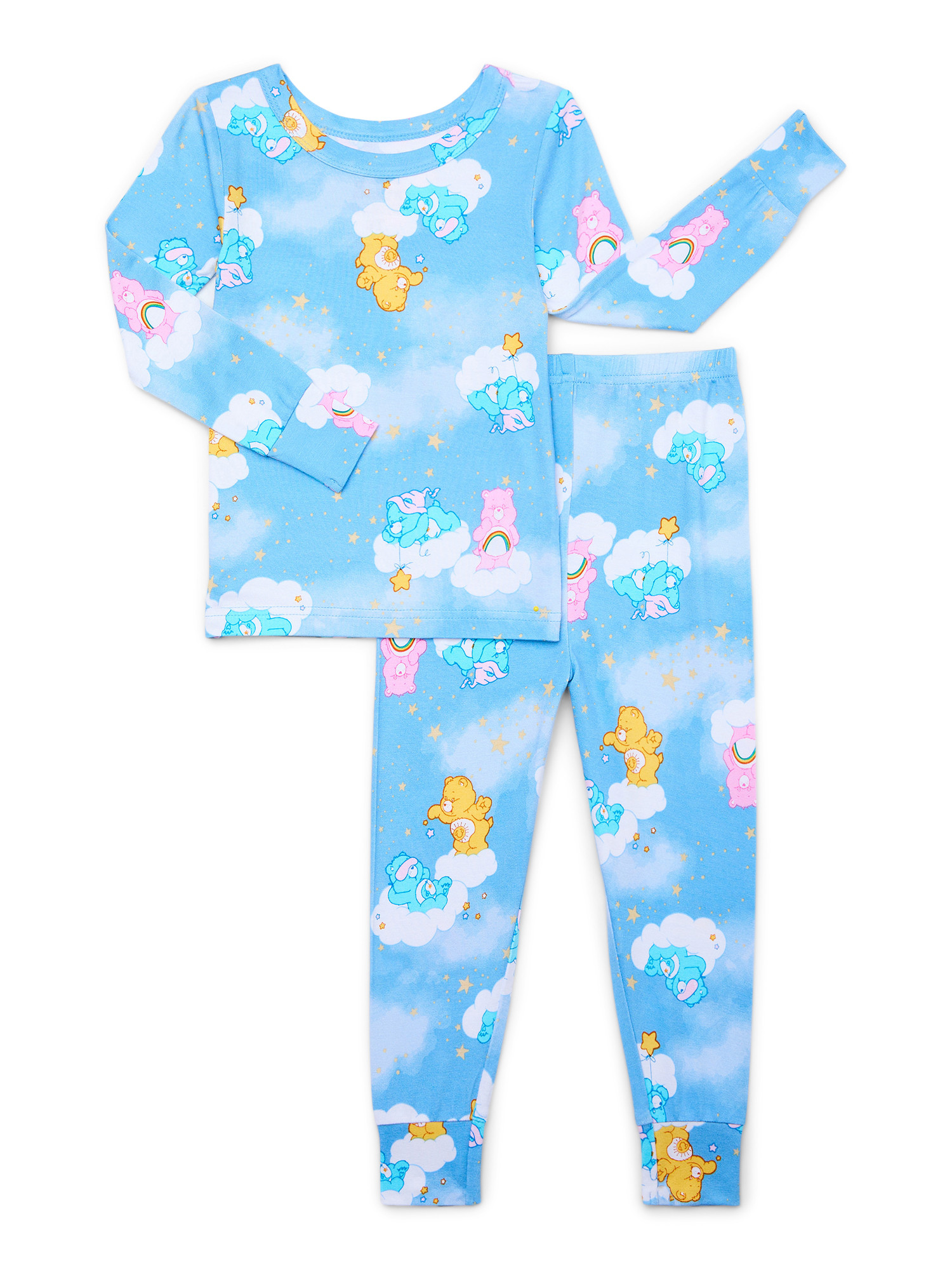 Character Toddler Viscose Unisex 2-Piece Pajama Set, Sizes 12M-5T | Walmart (US)