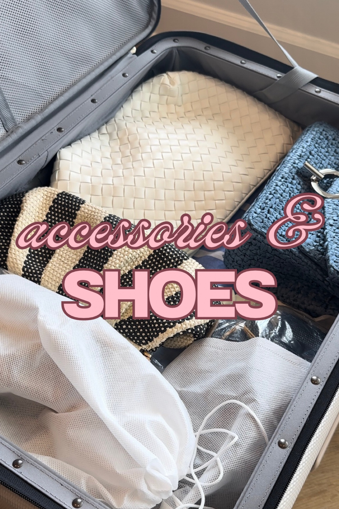 All accessories and shoes from Mexico packing reel! All handbags too