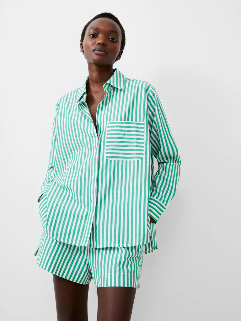 Thick Stripe Relaxed Popover | French Connection (US)