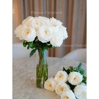 Real Touch English David Austin Rose Stem - Artificial Flower Multi-Color | Etsy (US)