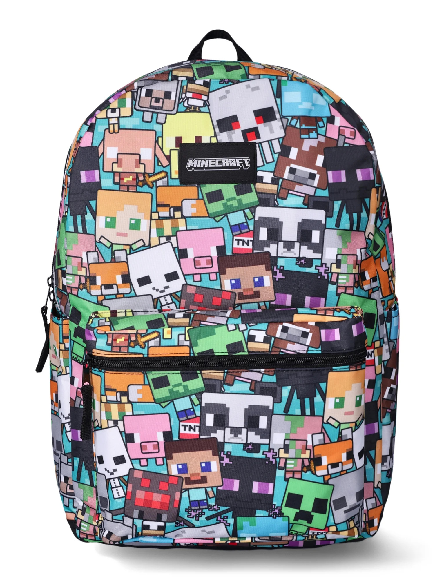 Minecraft Creeper 17" Laptop Backpack, Multi-Color | Walmart (US)