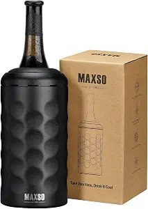 Wine Chiller Bucket, Portable 750 ml Champagne & Wine Bottle Cooler Keep Wine & Beverages Cold, S... | Amazon (US)