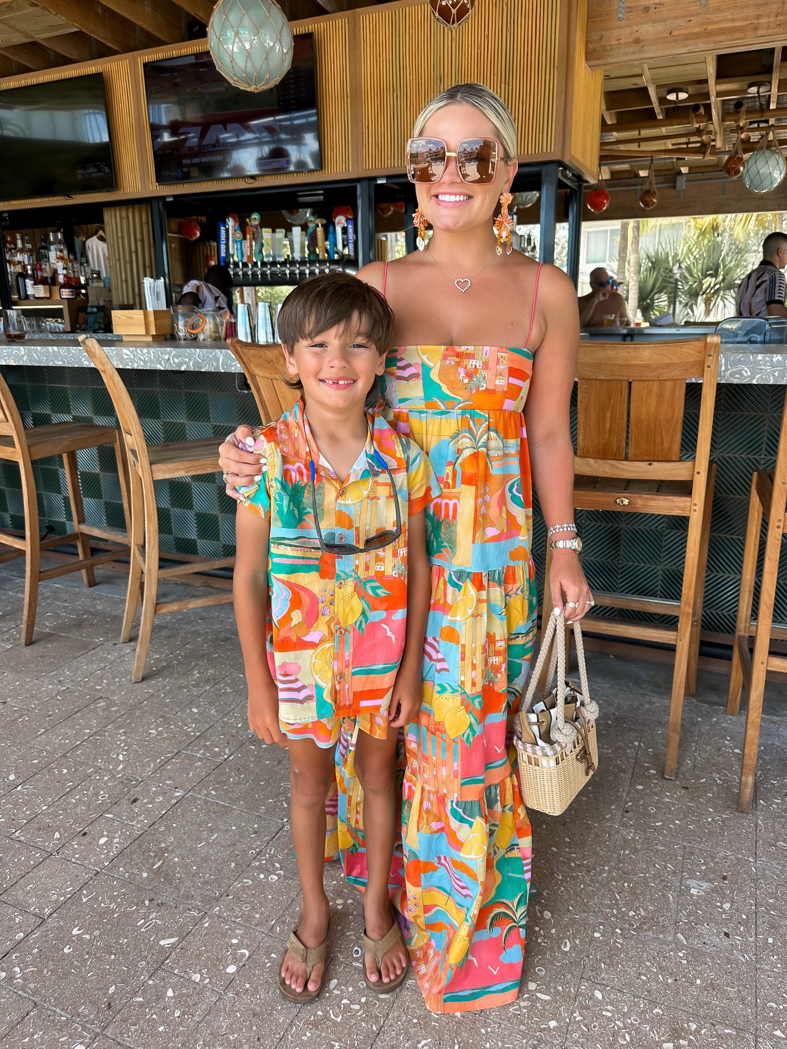 Matching family vacation style - wearing size XS! 

#LTKFamily #LTKKids #LTKTravel