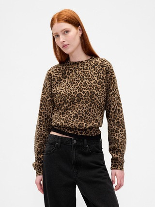 VintageSoft Wedge Crewneck Sweatshirt | Gap (US)