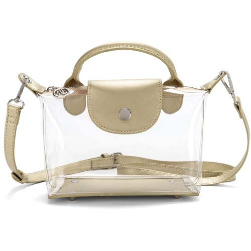 Y&R Direct Clear Bag Purse Stadium Approved Transparent Handbags See Through Crossbody Bag for Co... | Amazon (US)