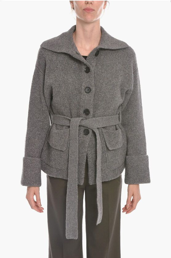 Proenza Schouler Wool Blend Cardigan with Tie Belt | Grailed | Grailed