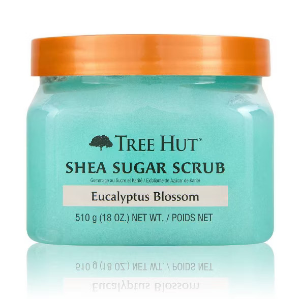 Tree Hut Eucalyptus Blossom Shea Sugar Body Scrub - 18oz | Target