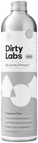 Dirty Labs | Scent Free | Bio Enzyme Liquid Laundry Detergent | 80 Loads (21.6 fl oz) | Hyper-Con... | Amazon (US)