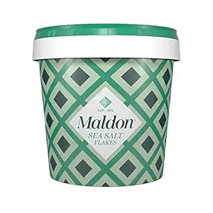 Maldon Salt, Sea Salt Flakes, 20 oz (570 g), Resealable Tub, Kosher, Natural, Handcrafted, Gourme... | Amazon (US)
