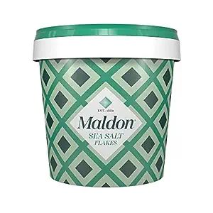 Maldon Salt, Sea Salt Flakes, 20 oz (570 g), Resealable Tub, Kosher, Natural, Handcrafted, Gourme... | Amazon (US)