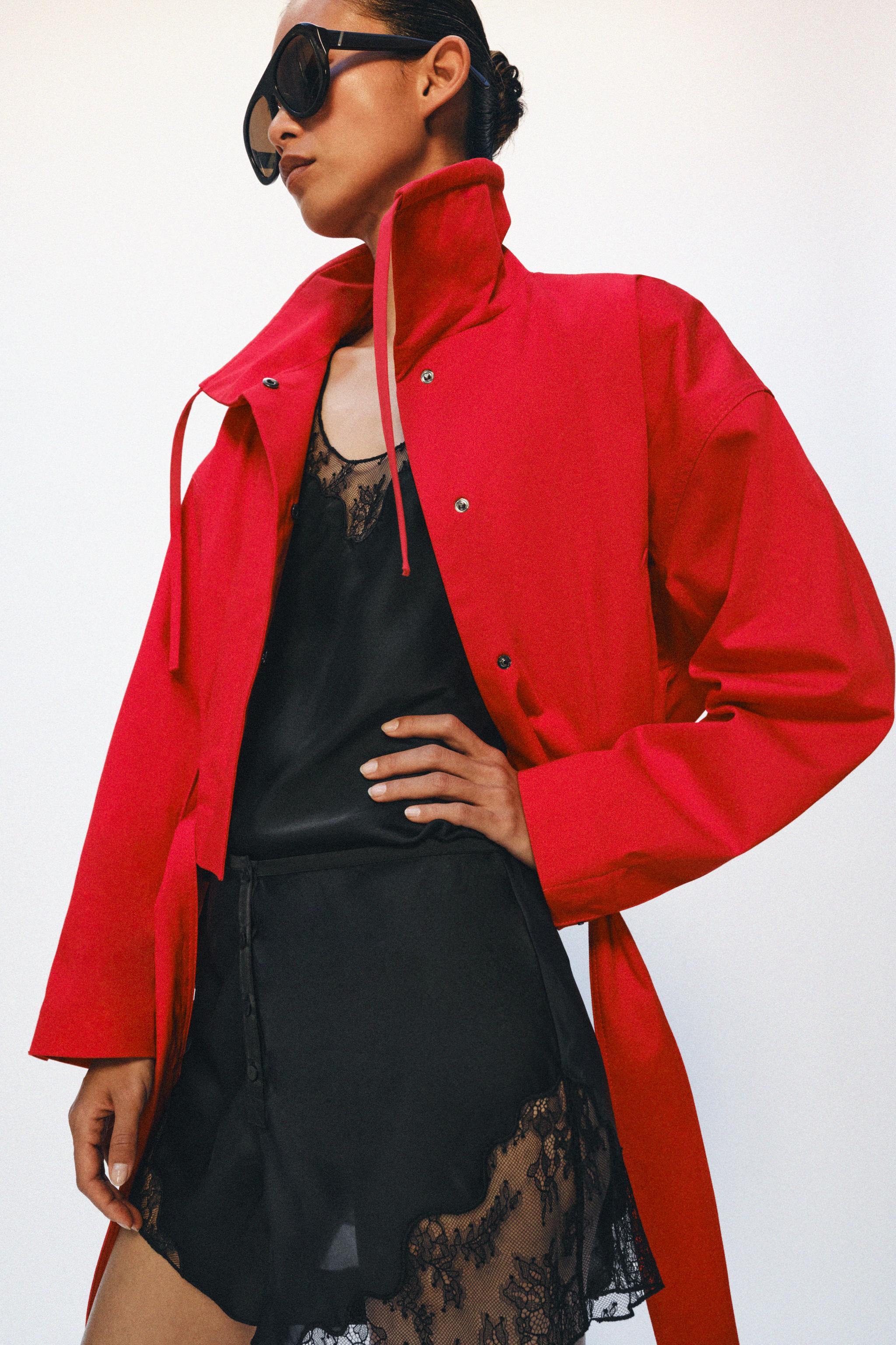 ZW COLLECTION BELTED JACKET | Zara Canada