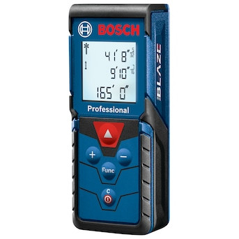 Bosch BLAZE 165-ft Indoor Red Laser Distance Measurer with Backlit Display | Lowe's