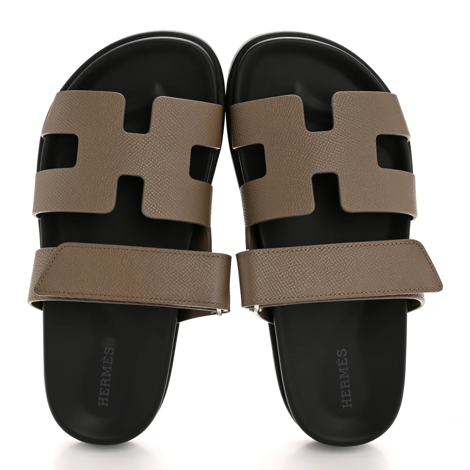 Epsom Womens Chypre Sandals 36.5 Etoupe | FASHIONPHILE (US)