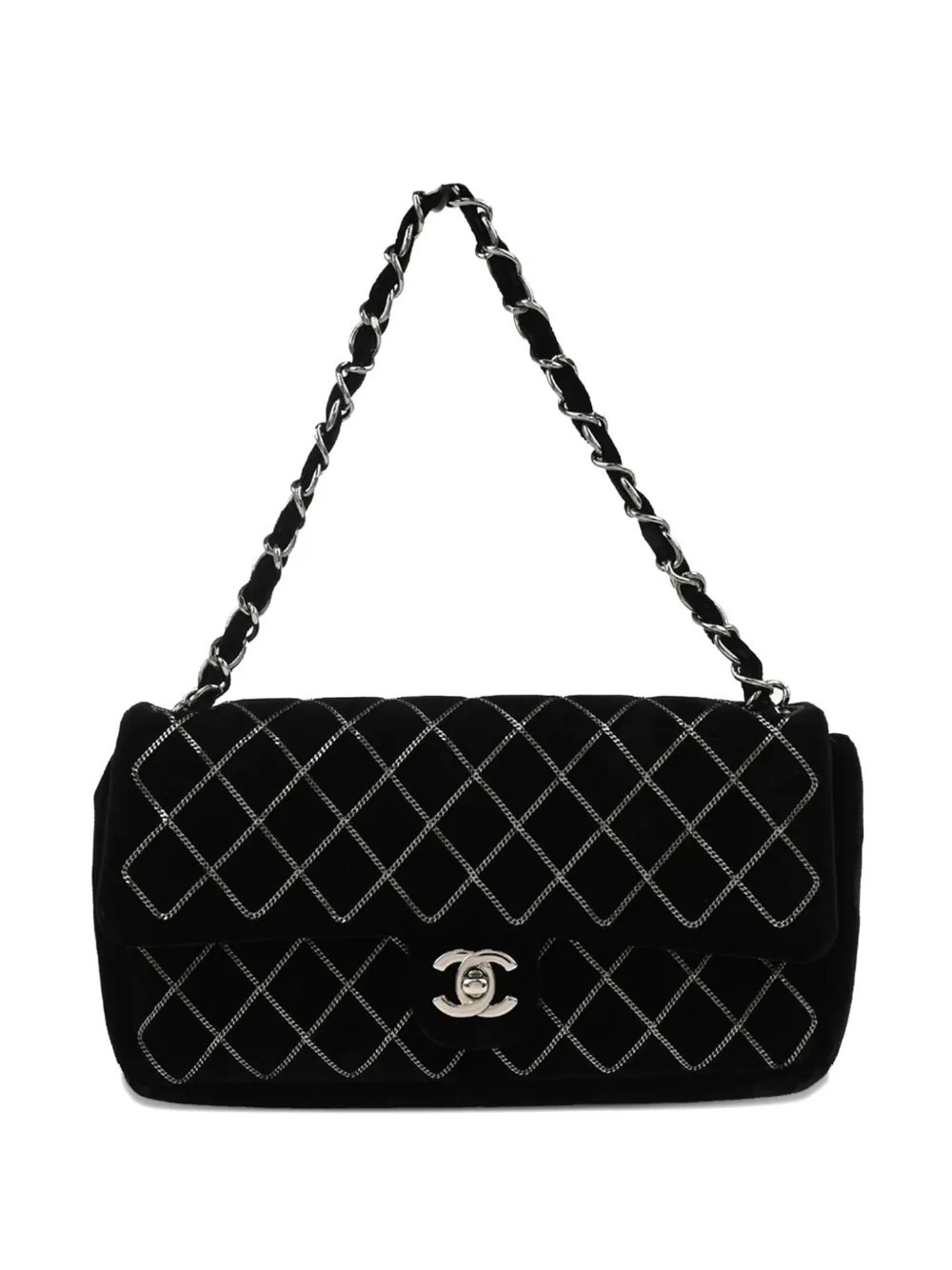 CHANEL Pre-Owned 2005 East West handbag - Black | Farfetch Global