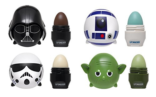 Lip Smacker Disney Tsum Tsum Lip Balm, Star Wars Yoda/Darth Vader/R2D2/Storm Trooper, 4 Count | Amazon (US)