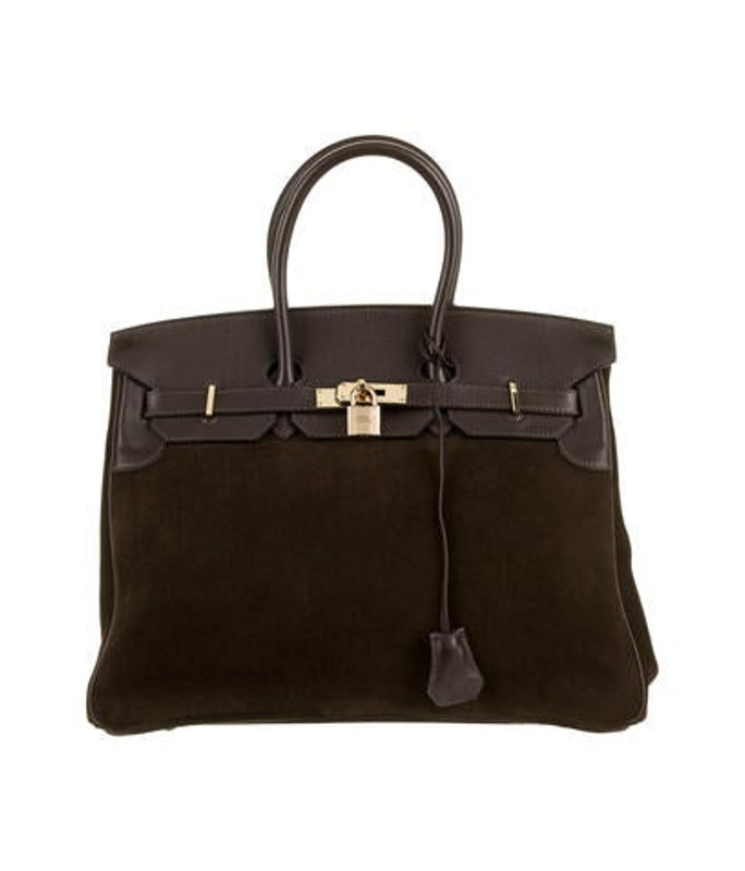 Hermès Limited Edition Hermès Birkin Grizzly 35 Chocolat Hermès Limited Edition Hermès Birkin Grizzl | The RealReal