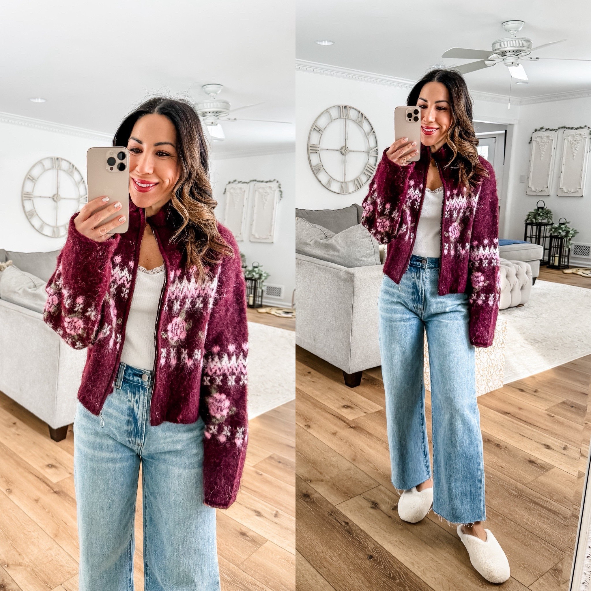 Sweater small, jeans 25. I cut them. Target fashion, target style.



#LTKOver40 #LTKFindsUnder50