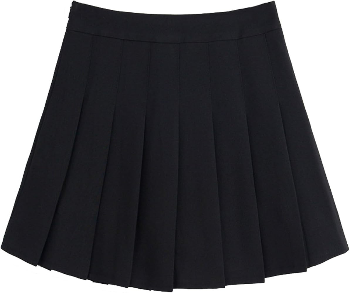chouyatou Women's Simple High Waist All Around Pleated A-Line Skirt | Amazon (US)