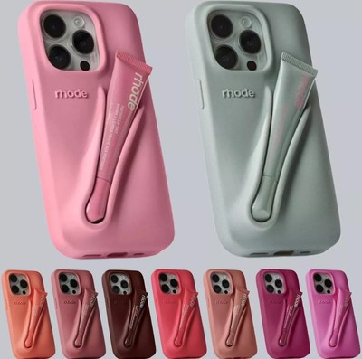 Rhode Lip-tint Silicon Phone Cases W/ Lipgloss -iPhone 11 12 13 14 15 Pro Max~uk  | eBay | eBay UK