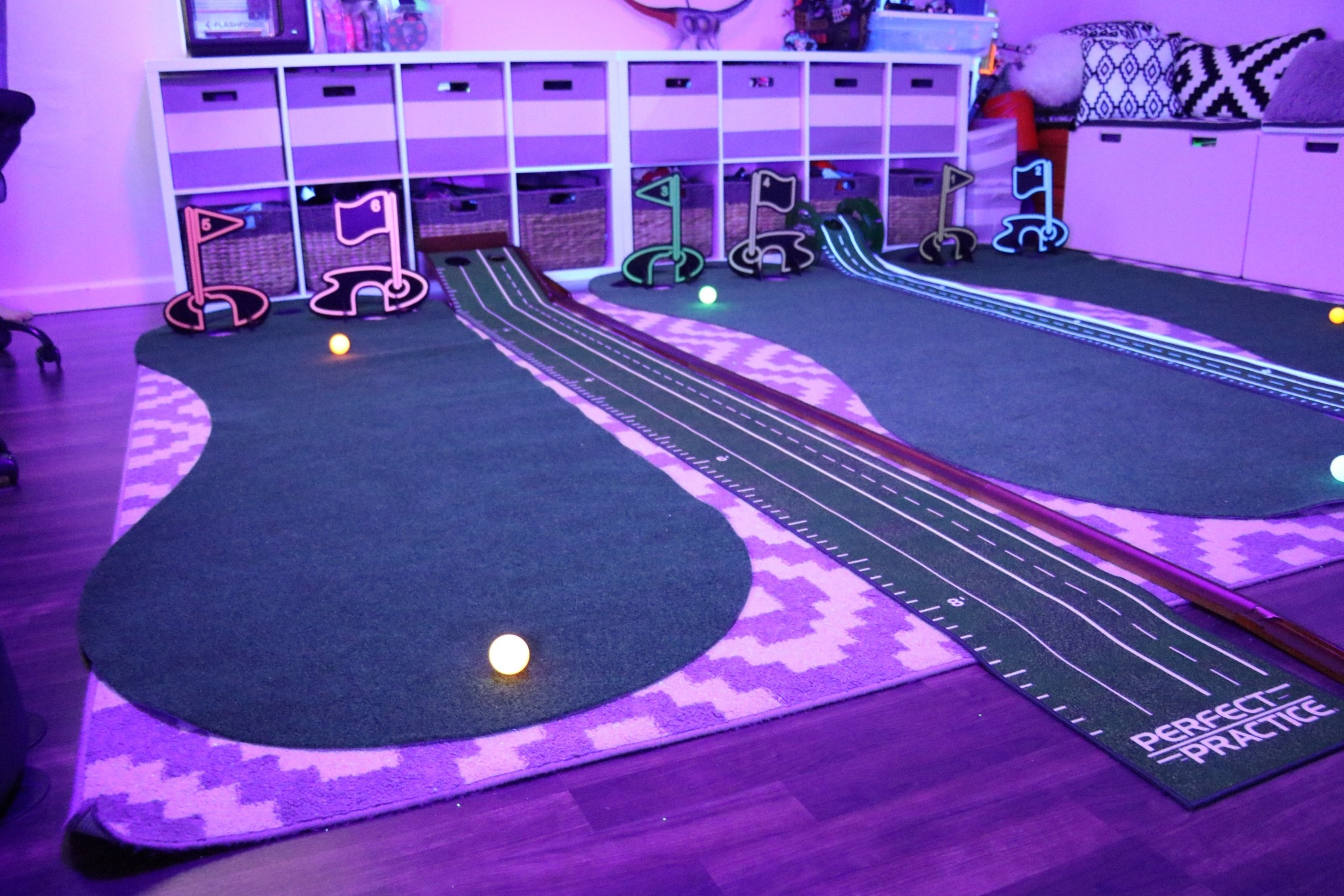 GLOW putt putt miniature golf!  Great for a party or any event.

#LTKParties #LTKFamily #LTKSeasonal