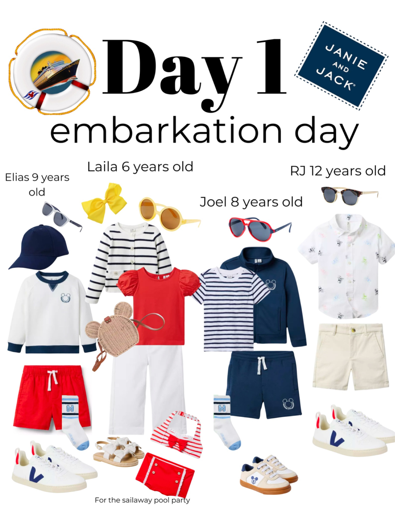 Everything the kids wore on day 1 of our Disney cruise. 



#LTKkids #LTKtravel #LTKfamily