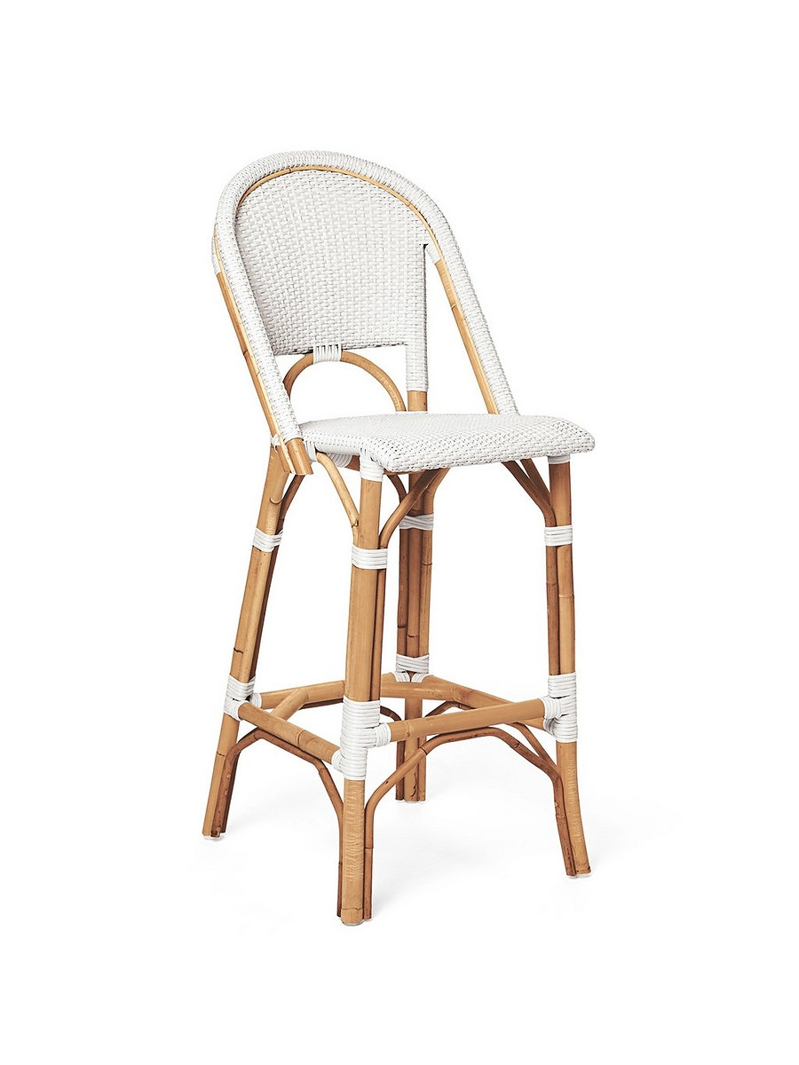 Riviera Rattan Bar & Counter Stools | Serena and Lily