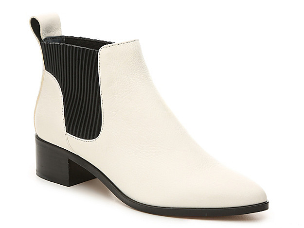 Women's Macie Bootie -Off White Leather | DSW