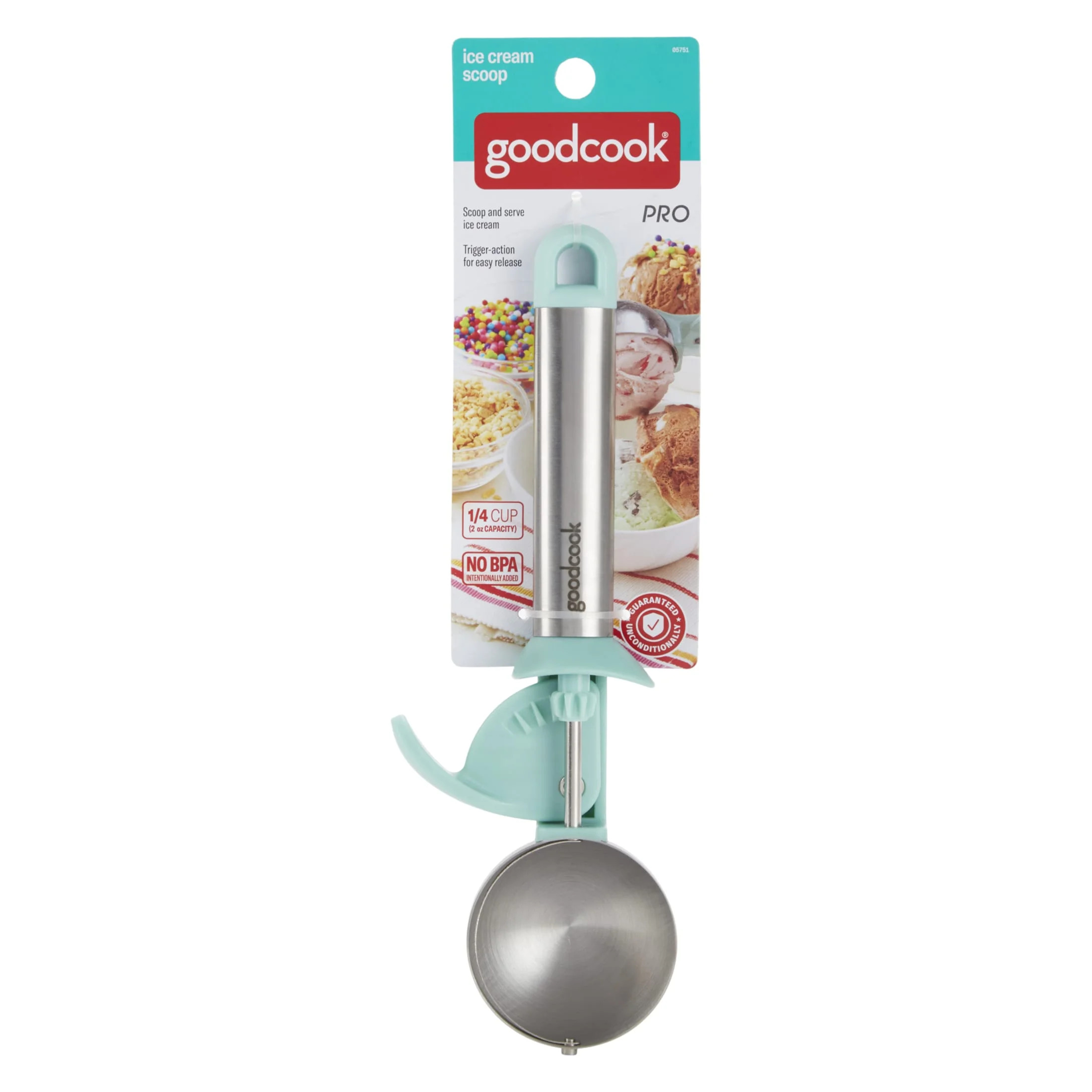 GoodCook Pro Ice Cream Scoop, Trigger - Walmart.com | Walmart (US)