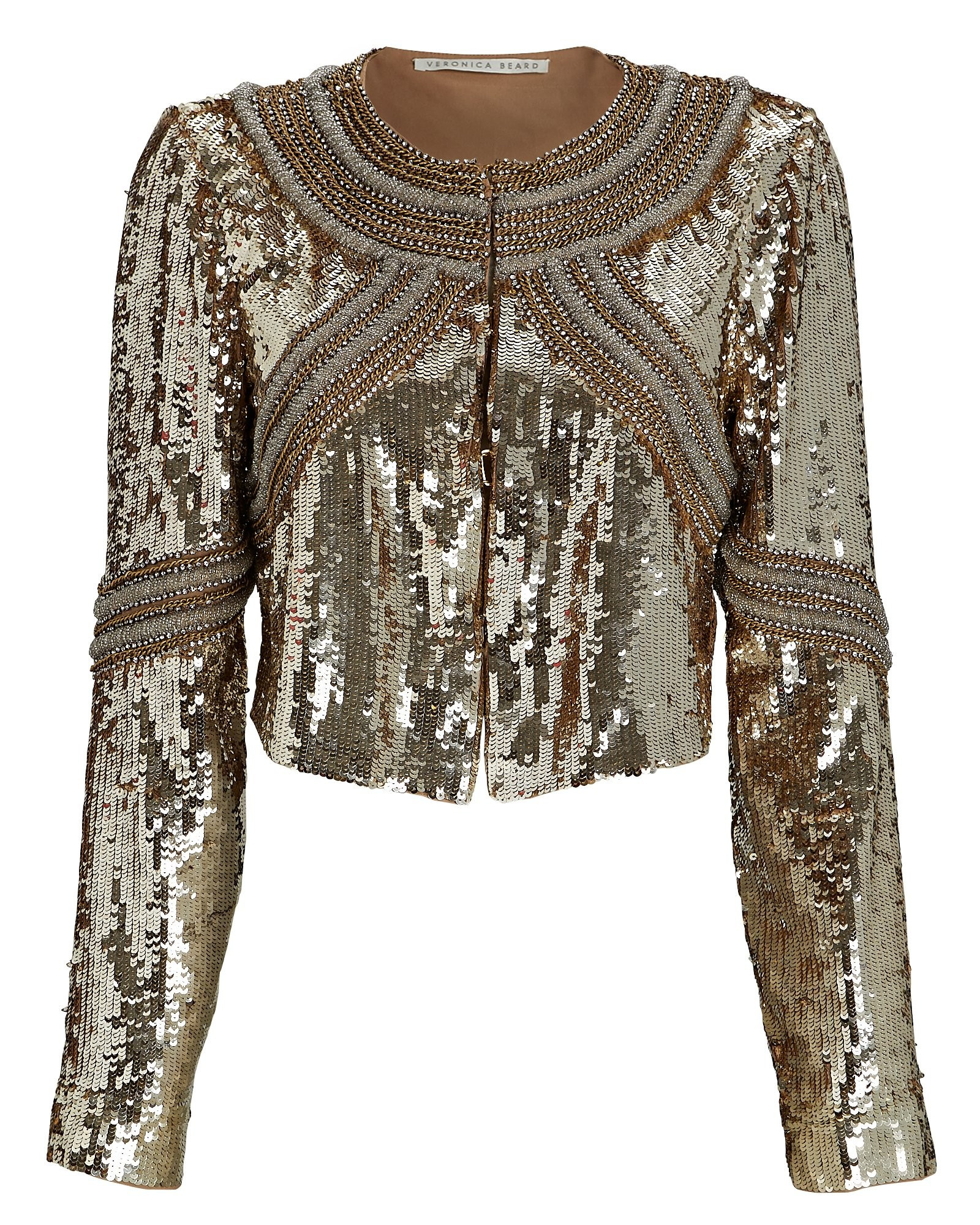 Phaedra Sequin-Embellished Cropped Jacket | INTERMIX