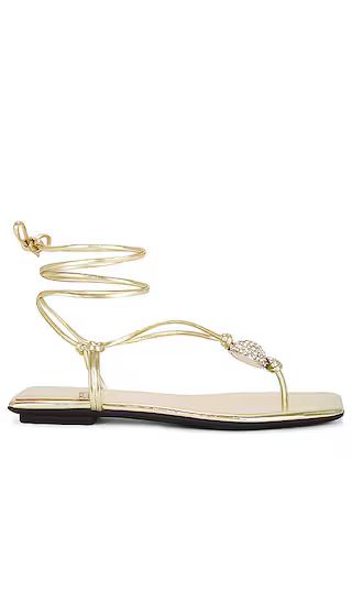 Weekend Sandal in Gold | Revolve Clothing (Global)