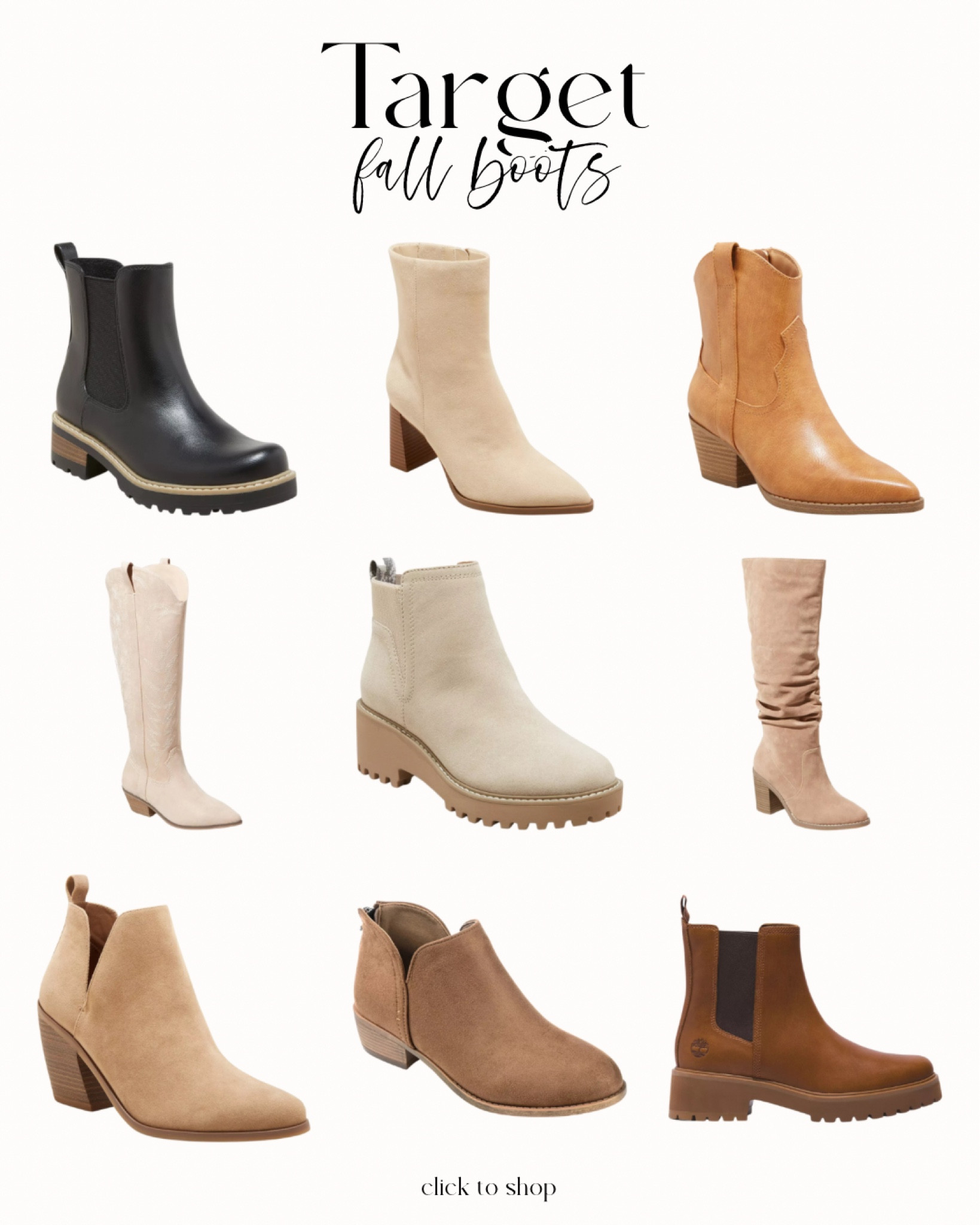 Look at these cute boots from Target for the fall and winter season 😍

#LTKsalealert #LTKstyletip #LTKshoecrush