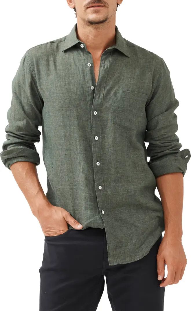 Seaford Linen Button-Up Shirt | Nordstrom