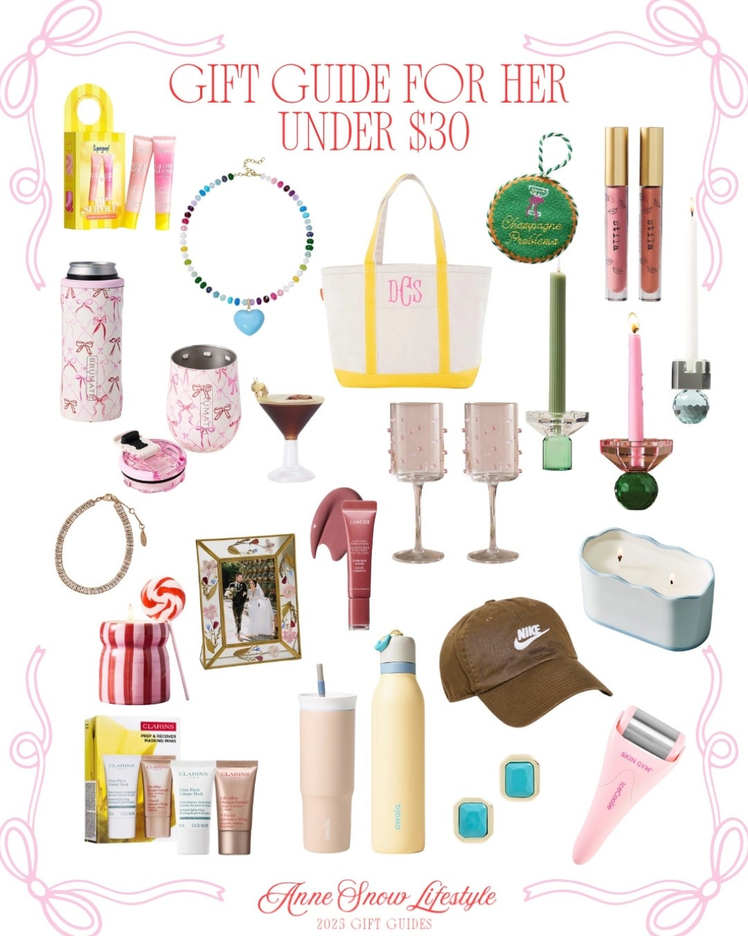 GIFT GUIDE for her UNDER $30!! so cute for dirty santa gifts too 💕 or a fav things party 💖 


•gifts under $30, gifts under $25, gifts for mom, mother in law gift, sister gifts, friend gifts• 

#LTKGiftGuide #LTKSeasonal #LTKHoliday