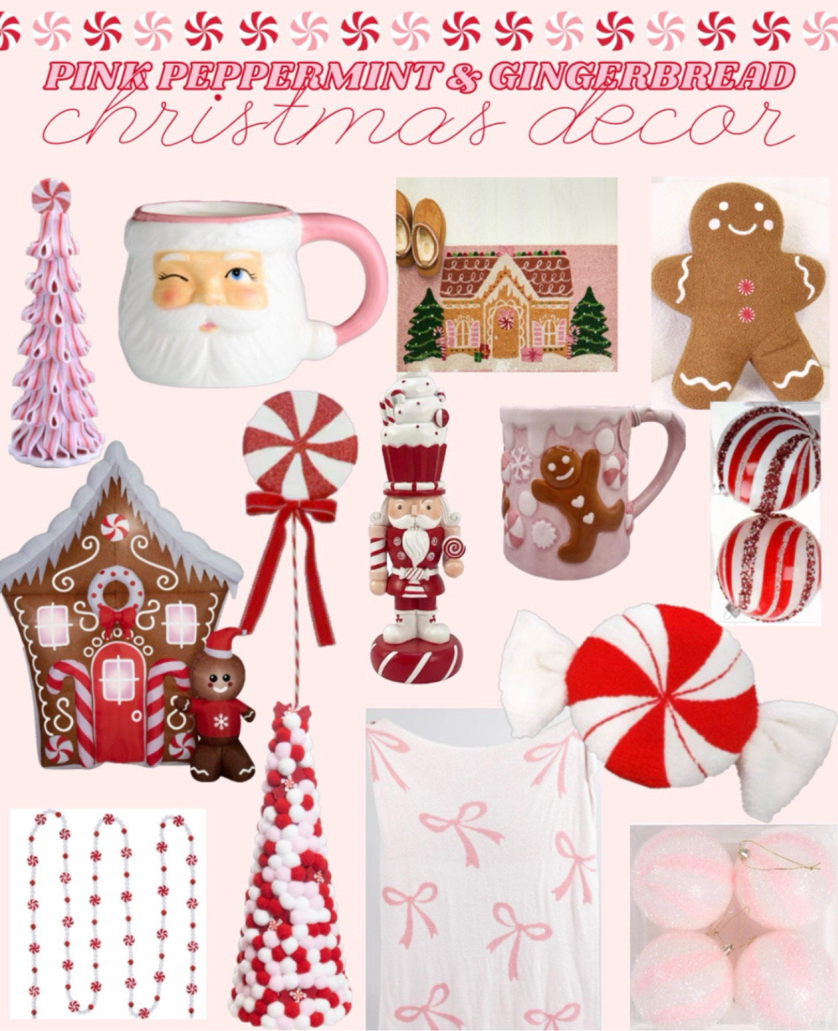 Pink Christmas 🎄

#peppermint #gingerbread #pinkpeppermint #pinkchristmas #peppermintchristmas #holidaydecor 

#LTKstyletip #LTKSeasonal #LTKhome