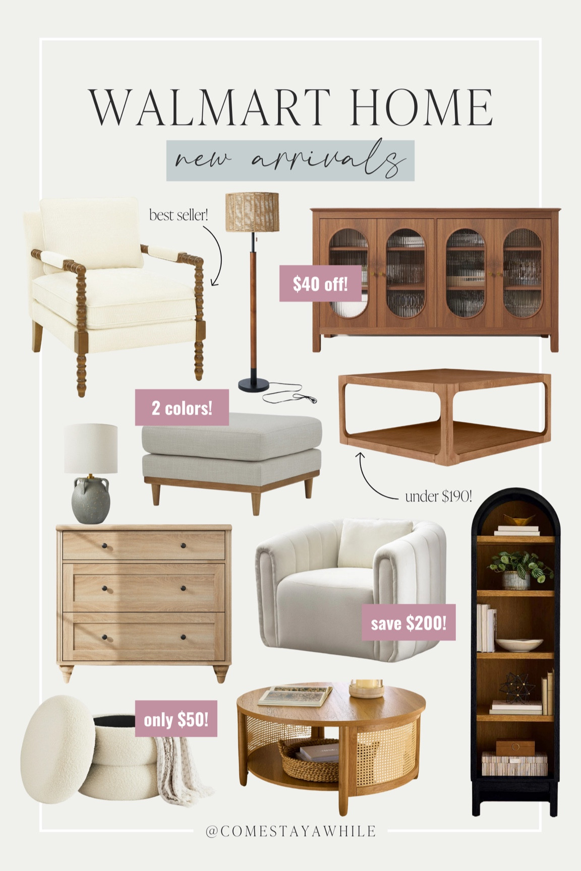 Obsessed with @walmart new releases 😍 so many good, affordable furniture finds! 

Walmart Home | New Releases | Furniture

Come Stay Awhile, Amanda Vernacii