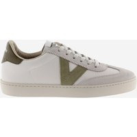 Victoria Berlin Ciclista Leather Trainers - 6 - Khaki Mix, Khaki Mix | Marks & Spencer IE
