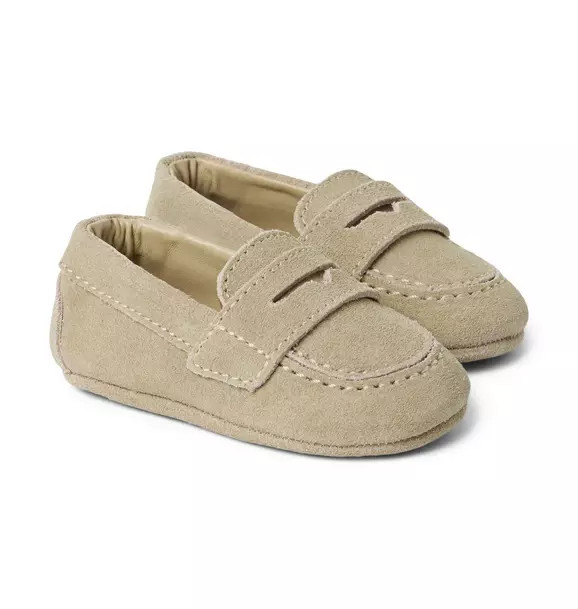 Baby Suede Penny Loafer | Janie and Jack