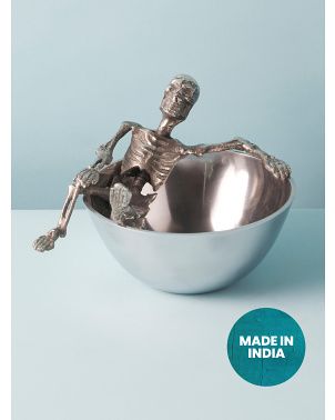 7in Metal Skeleton Tidbit Bowl | Halloween | HomeGoods | HomeGoods