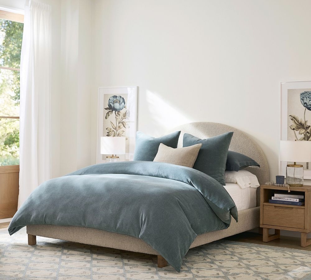 Cozy Cloud Duvet, Steel Blue, Full/Queen | Pottery Barn (US)