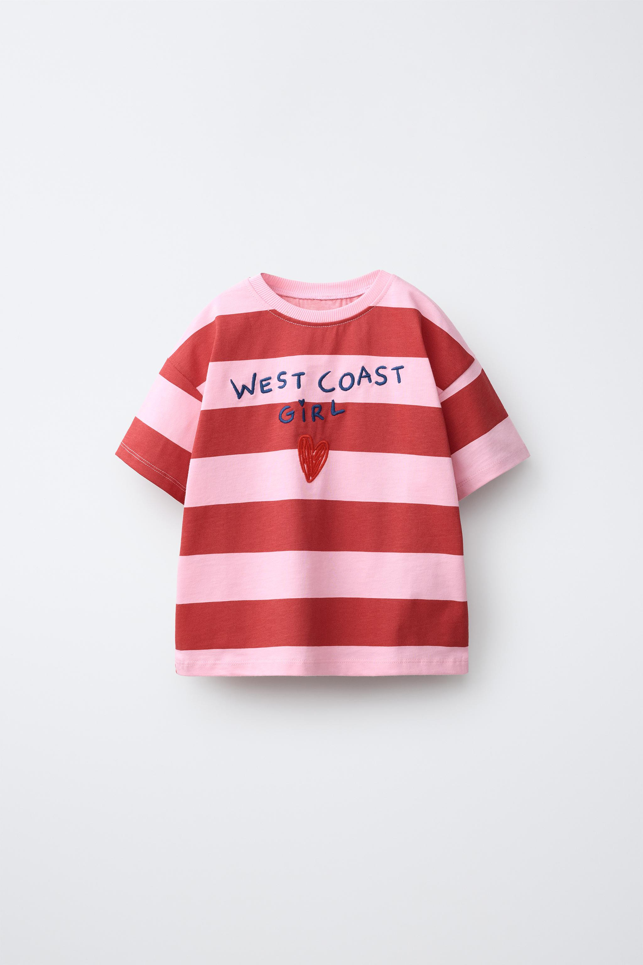 STRIPED RAGLAN PRINT T-SHIRT | Zara US