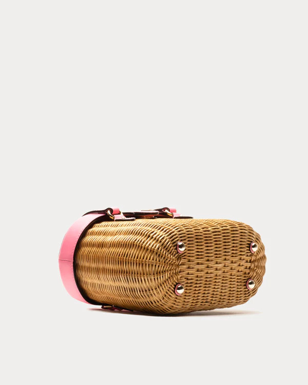 Willow Wicker Basket - Pink | Frances Valentine