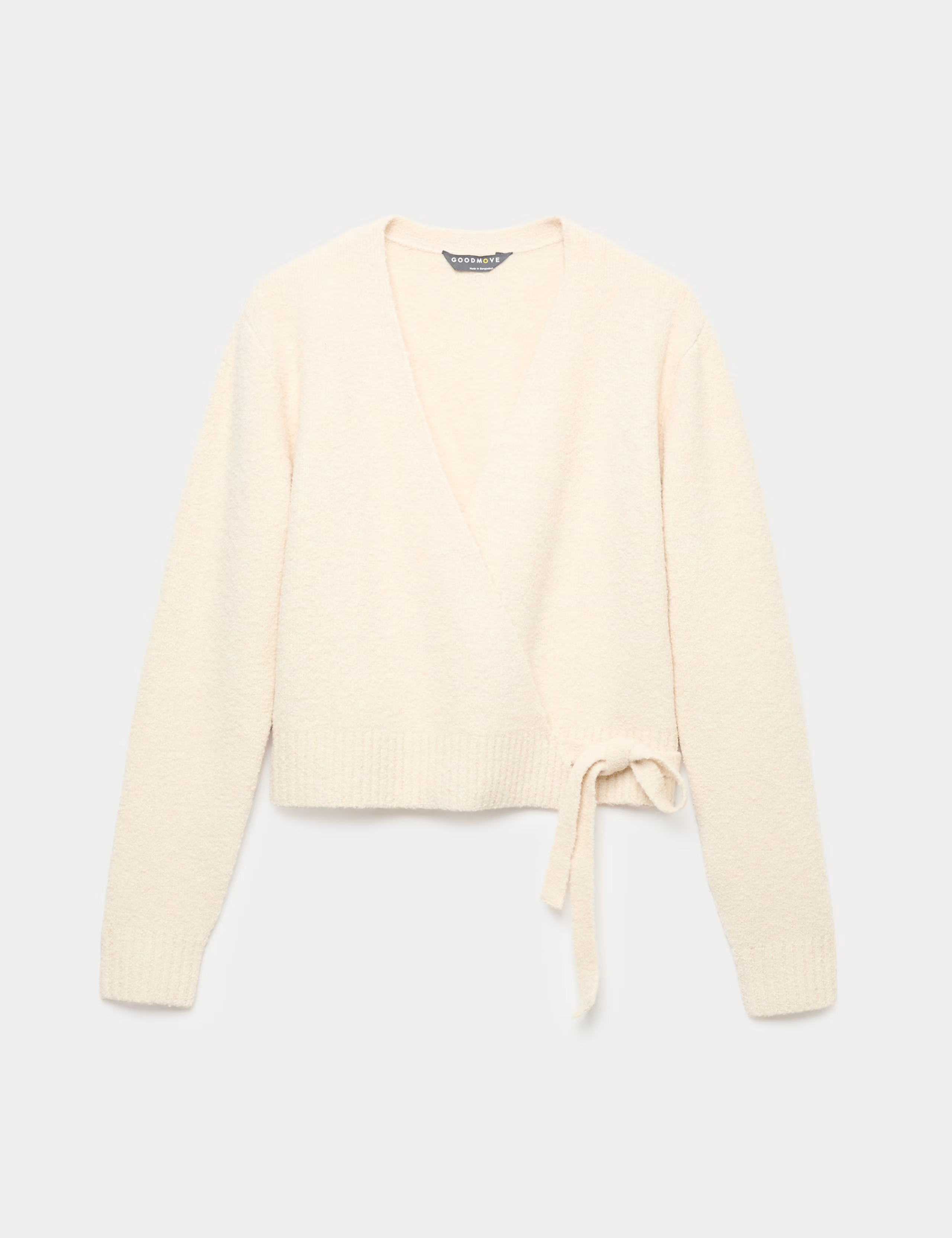 Supersoft Boucle V-Neck Wrap Cardigan | Marks & Spencer (UK)
