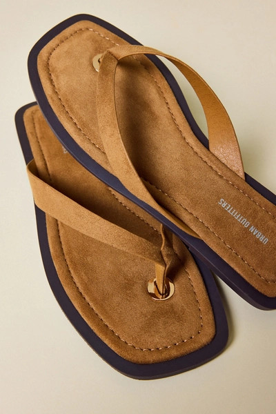 UO Sabrina Suede Thong Sandal | Urban Outfitters (US and RoW)