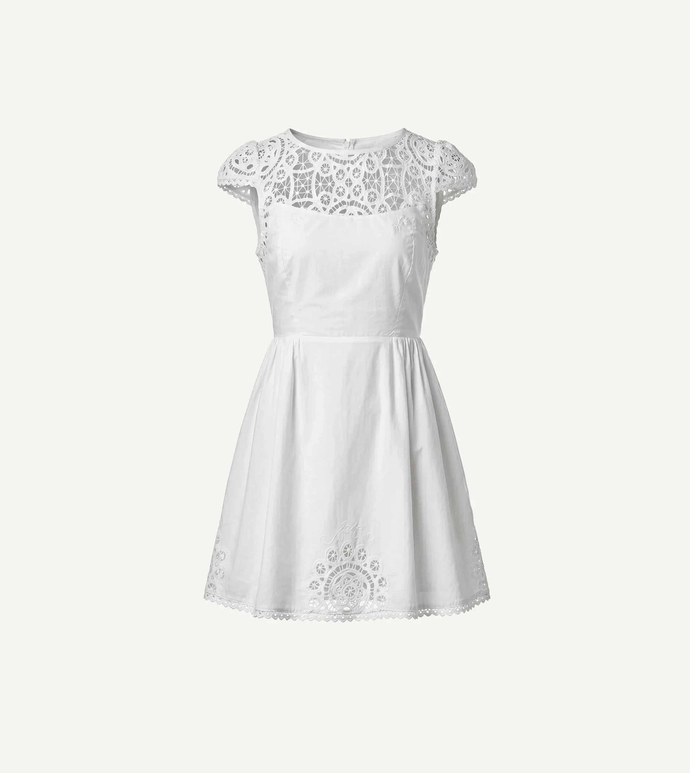 Gail Mini Dress | Ivory | Cleobella