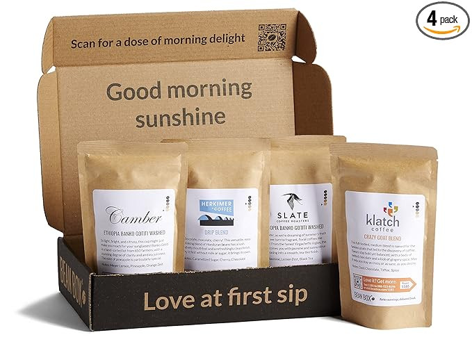 Bean Box Gourmet Coffee Sampler | Specialty Coffee Gift Basket | Coffee Gift Set | Coffee Gifts f... | Amazon (US)