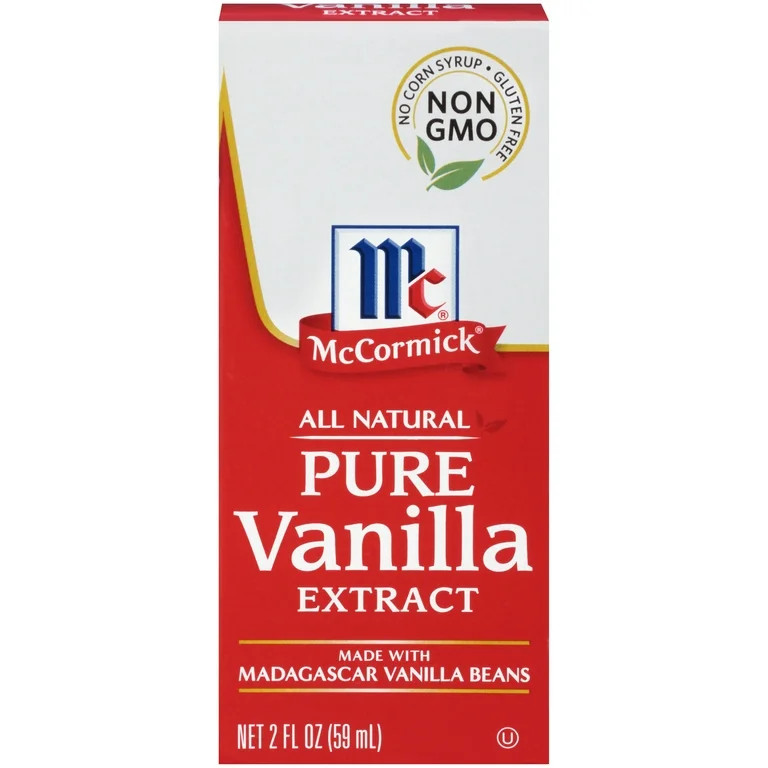 McCormick All Natural Pure Vanilla Extract, 2 fl oz - Walmart.com | Walmart (US)