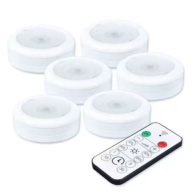 ecolight Eco 6Pk LED Battery Puck W/Remote Lowes.com | Lowe's