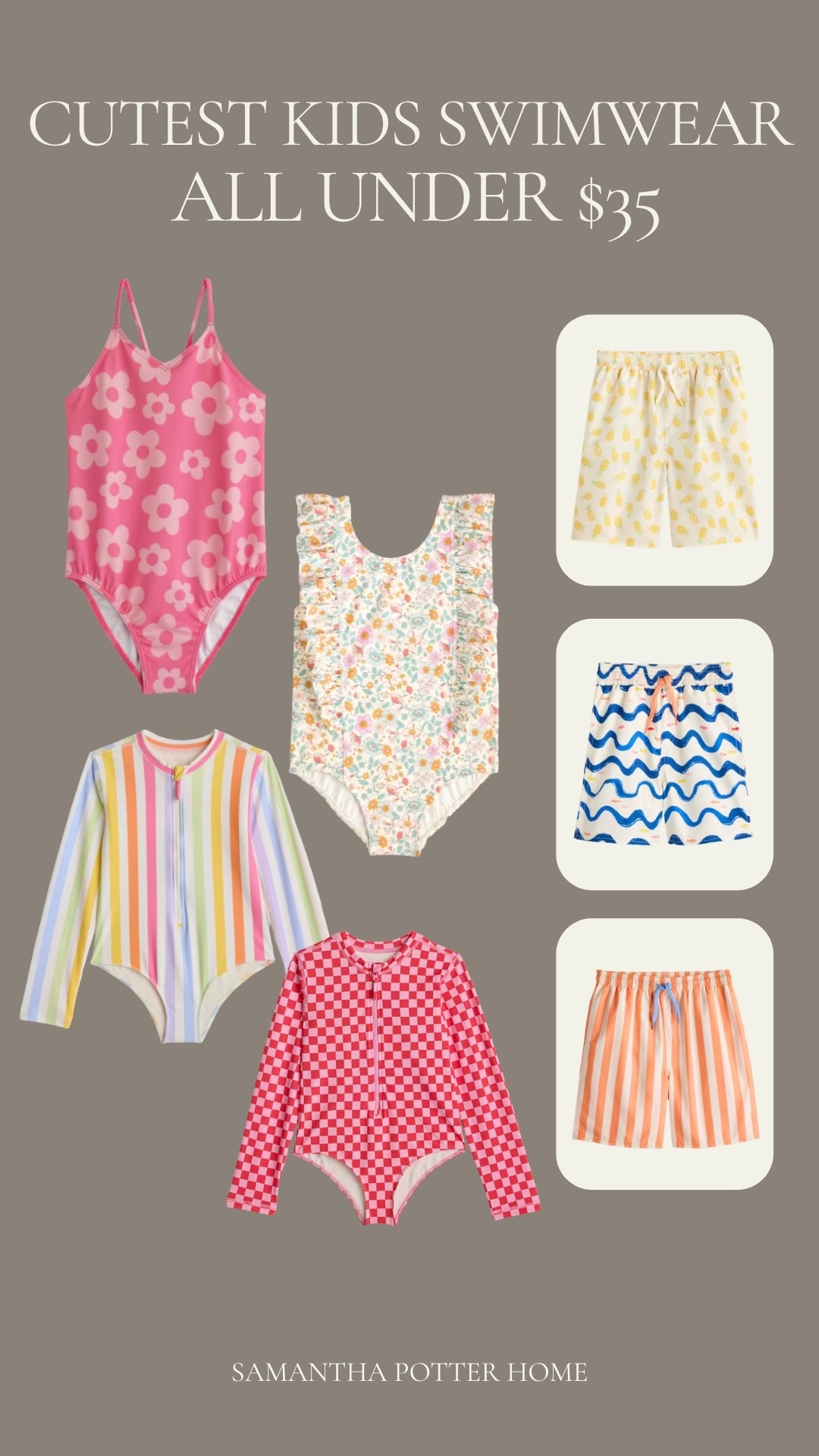 Are we joking with this kids swimwear collection?! OBSESSED

#LTKcanada #LTKkids #LTKswimwear