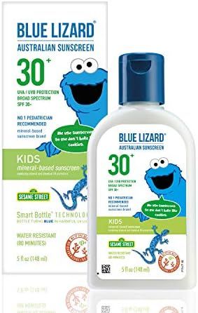 BLUE LIZARD KIDS Mineral Sunscreen with Zinc Oxide, SPF 30+, Water Resistant, UVA/UVB Protection ... | Amazon (US)